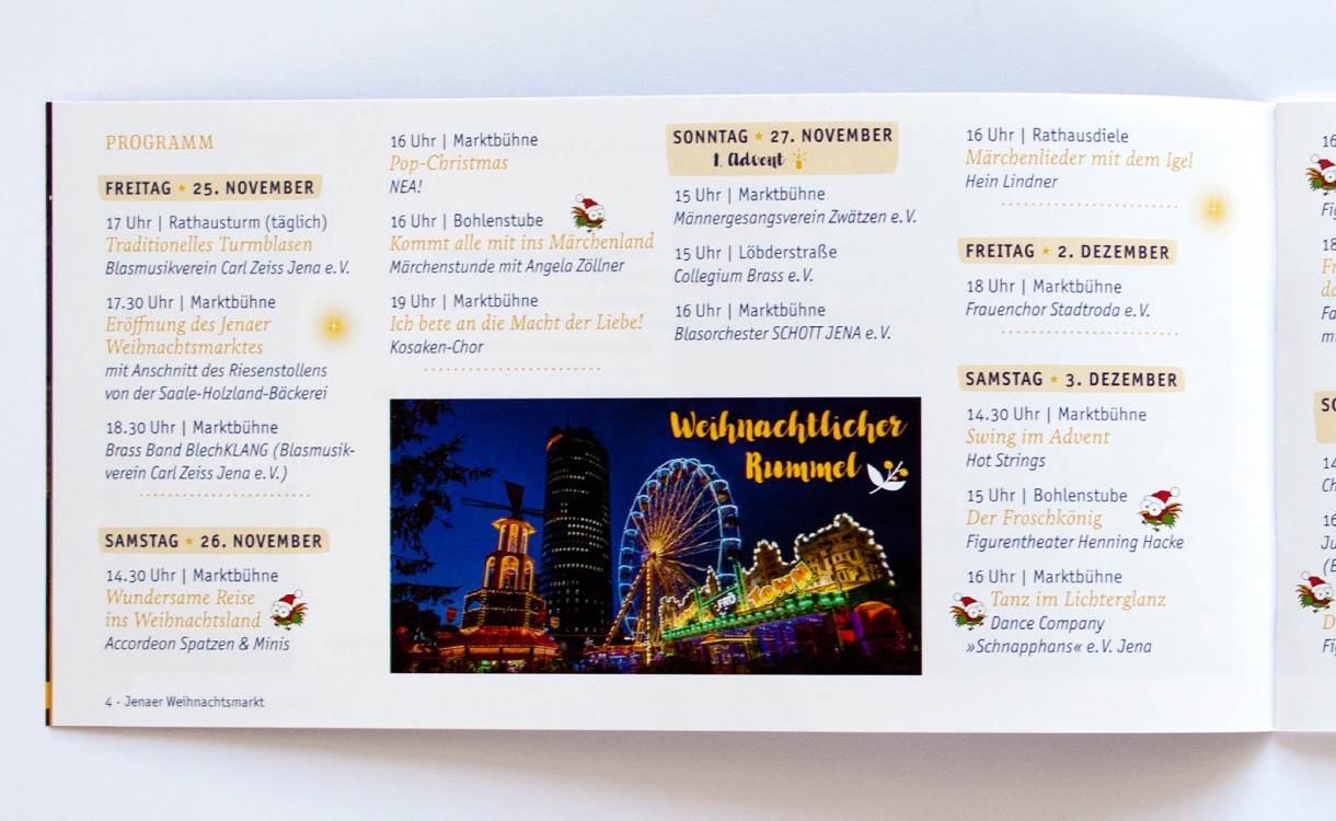 Jena weihnachtlich · Programm