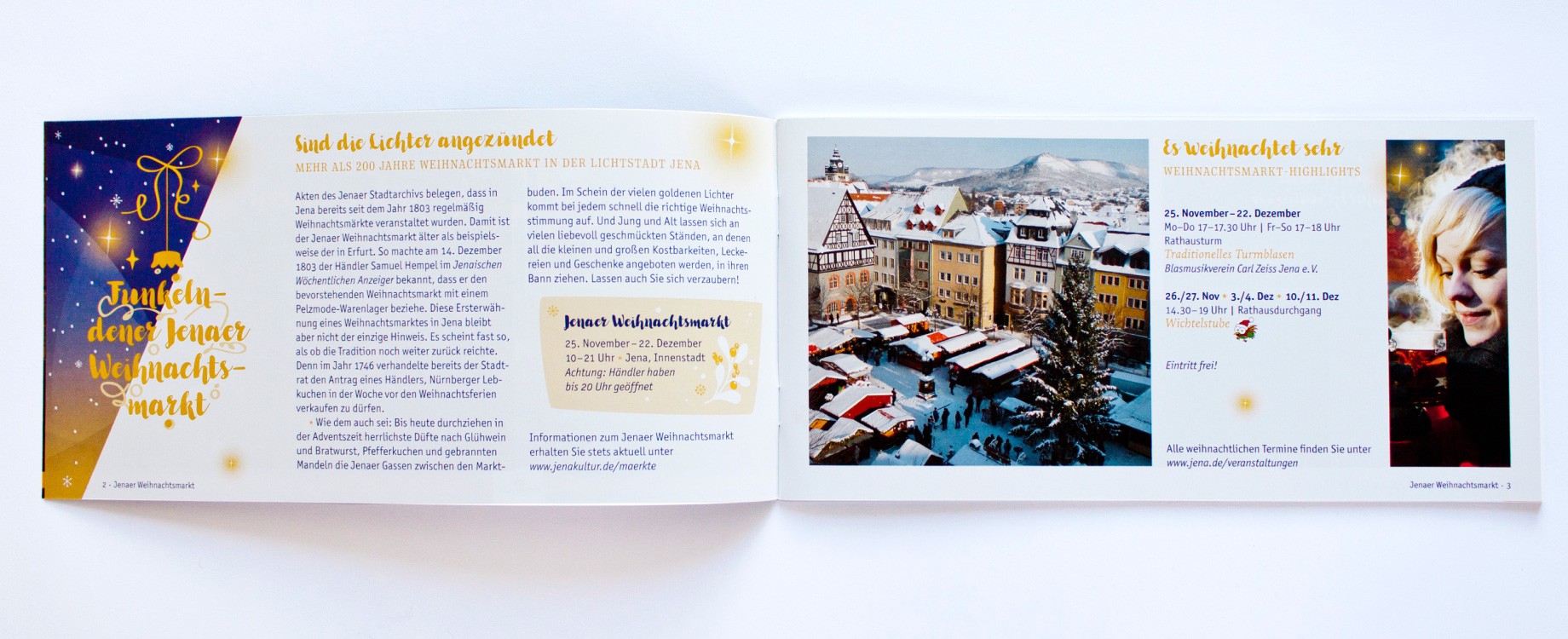 Jena weihnachtlich · Doppelseite