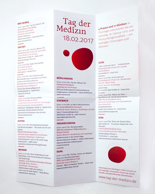Tag der Medizin 2017 · Flyer