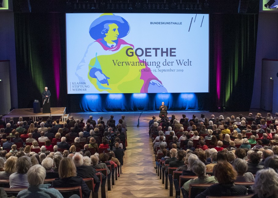 Eröffnung der Goethe-Ausstellung, Fotografie: © S. Vogel | Bundeskunsthalle Bonn