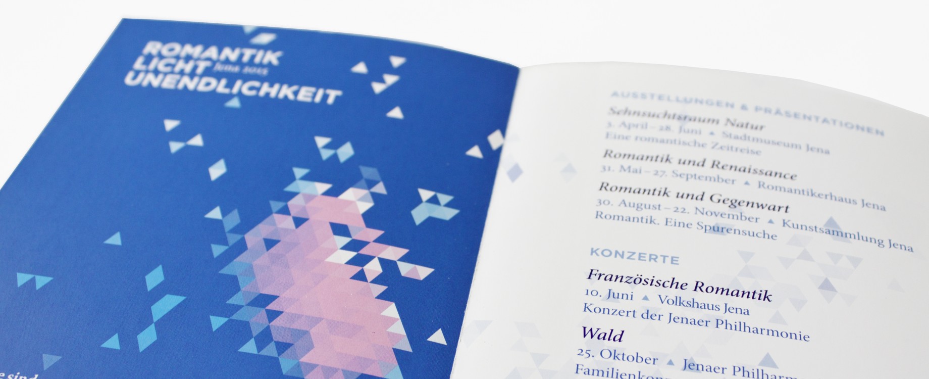 Romantik Licht Unendlichkeit 2015 · Höhepunkteflyer